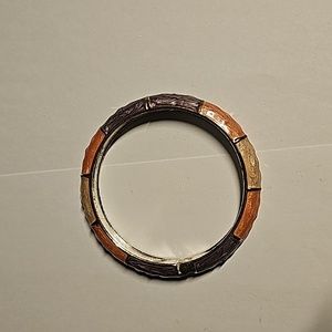 Peach Sorbet enamel bangle
